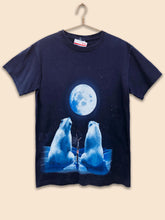 Load image into Gallery viewer, 90's Coca Cola Polar Bears T-Shirt Navy (S)