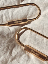 Load image into Gallery viewer, Signature Chop Suey Keyring Brass