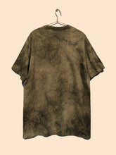 Load image into Gallery viewer, Lion Animal Print Tie Dye T-Shirt Khaki (L)