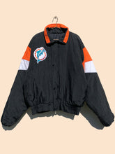 Load image into Gallery viewer, NFL Miami Dolphins Starter Jacket Black - (XL)