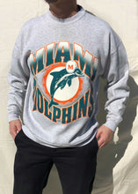 Load image into Gallery viewer, NFL '95 Miami Dolphins Sweater Grey (L)