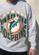 Load image into Gallery viewer, NFL '95 Miami Dolphins Sweater Grey (L)