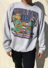 Load image into Gallery viewer, NFL '98 Packers Vs Broncos Super Bowl Sweater Grey (XL)