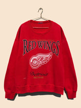 Load image into Gallery viewer, NHL 90's Nutmeg Detroit Red Wings Sweater Red (L)
