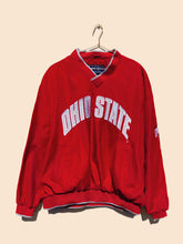 Load image into Gallery viewer, Ohio State Spellout Pullover Jacket Red (L)