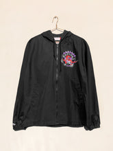 Load image into Gallery viewer, NBA Toronto Raptors Throwback Windbreaker Jacket Black (S)