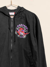 Load image into Gallery viewer, NBA Toronto Raptors Throwback Windbreaker Jacket Black (S)