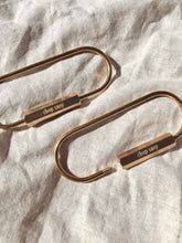Load image into Gallery viewer, Signature Chop Suey Keyring Brass