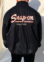 Load image into Gallery viewer, Vintage Snap On x Choko Motorsports Bomber Jacket Black (XL)