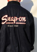 Load image into Gallery viewer, Vintage Snap On x Choko Motorsports Bomber Jacket Black (XL)