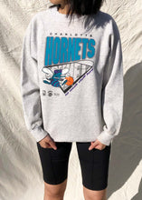 Load image into Gallery viewer, Vintage 90's NBA Charlotte Hornets Sweater Grey (S)