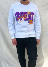 Load image into Gallery viewer, Vintage 90's NBA Los Angeles Lakes 3Peat Sweater White (L)