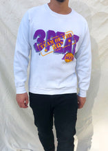 Load image into Gallery viewer, Vintage 90's NBA Los Angeles Lakes 3Peat Sweater White (L)