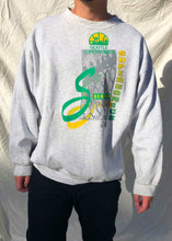 Load image into Gallery viewer, Vintage Logo 7 90's NBA Seattle Supersonics Sweater Grey (XXL)