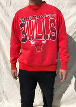 Load image into Gallery viewer, Vintage Logo 7 '91 NBA Chicago Bulls Sweater Red (L)