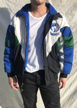 Load image into Gallery viewer, Vintage NBA 90's Minnesota Timberwolves Pro Player Heavy Jacket White/Blue - (XL)
