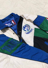 Load image into Gallery viewer, Vintage NBA 90's Minnesota Timberwolves Pro Player Heavy Jacket White/Blue - (XL)