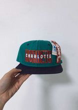 Load image into Gallery viewer, Vintage With Tags 90's NBA Official Charlotte Hornets Spellout Snapback Hat