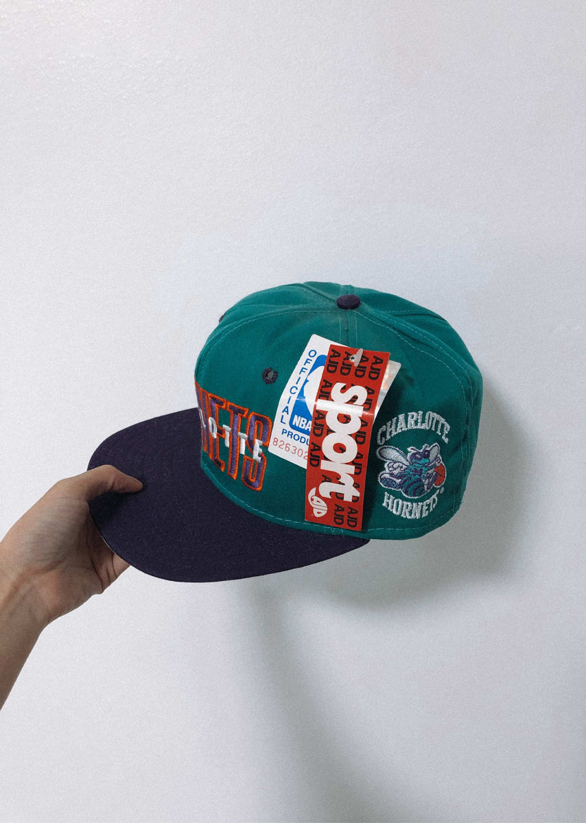 Vintage With Tags 90's NBA Official Charlotte Hornets Spellout