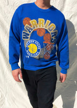 Load image into Gallery viewer, Vintage '93 NBA Golden State Warriors Sweater Blue (L)