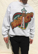 Load image into Gallery viewer, Vintage '94 NBA Logo 7 Seattle Supersonics Sweater Grey (XXL)