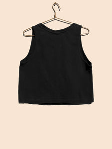 Adidas Logo Cropped Singlet Black (M)