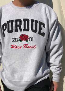 Champion Purdue Rose Bowl Sweater Grey (XL)