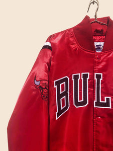 NBA Chicago Bulls Starter Bomber Jacket Red (M)