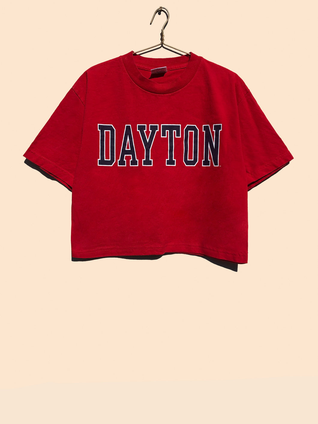 Dayton Cropped T-Shirt Red (M)