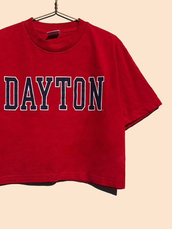 Dayton Cropped T-Shirt Red (M)