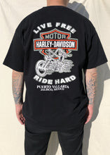 Load image into Gallery viewer, Harley Davidson Live Free Ride Hard T-Shirt Black (XL)
