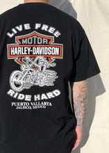 Load image into Gallery viewer, Harley Davidson Live Free Ride Hard T-Shirt Black (XL)

