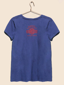 Harley Davidson Ride To Live T-Shirt Blue (M)