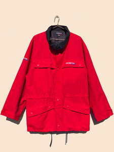 Vintage Honda Racing Windbreaker Jacket Red (M)
