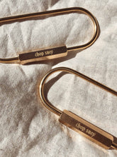 Load image into Gallery viewer, Signature Chop Suey Keyring Brass
