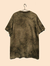 Load image into Gallery viewer, Lion Animal Print Tie Dye T-Shirt Khaki (L)
