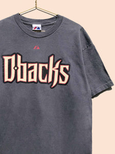 MLB Arizona Diamondbacks Dan Haren 15 T-Shirt Grey (L)