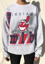 Load image into Gallery viewer, MLB &#39;95 Cleveland Indians Sweater Grey (M)
