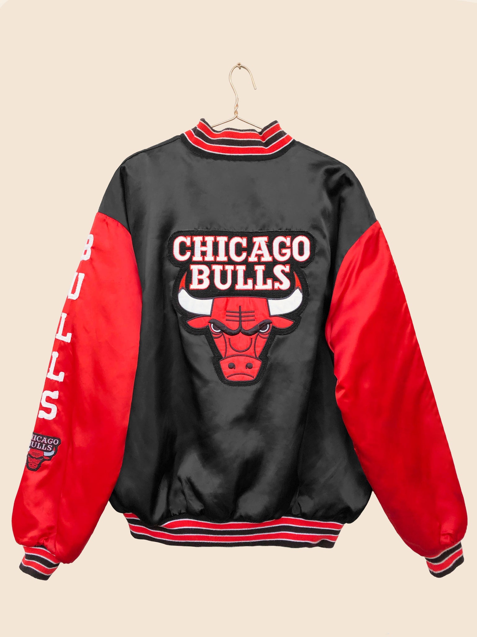 RARE NBA 80's Chicago Bulls Michael Jordan 23 Varsity Jacket Black (L) –  Chop Suey Official