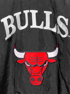 NBA 90's Chicago Bulls Pullover Jacket Red (M)