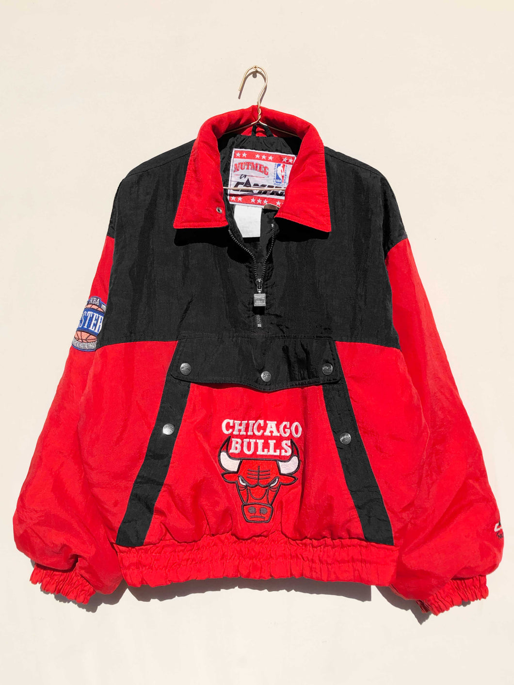 Vintage NBA Chicago Bulls Fleece Bomber Jacket