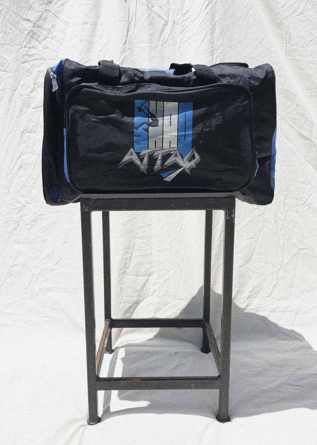 Vintage NBA 90's Shaquille O'Neal Shaq Attaq x Reebok Gym Bag Black/Blue