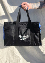 Load image into Gallery viewer, Vintage NBA 90&#39;s Shaquille O&#39;Neal Shaq Attaq x Reebok Gym Bag Black/Blue
