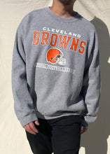 Load image into Gallery viewer, NFL 90&#39;s Cleveland Browns Sweater Grey (XL)
