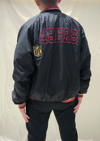 NFL San Francisco 49ers Reversible Jacket Black/Red (L)