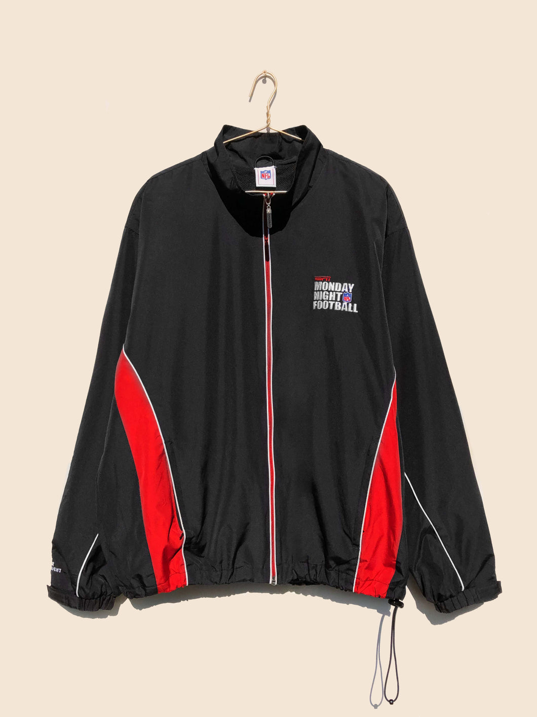 NFL Windbreaker Jacket Black (L)