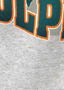 NFL '95 Miami Dolphins Sweater Grey (L)