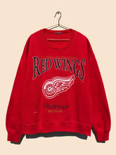 Load image into Gallery viewer, NHL 90&#39;s Nutmeg Detroit Red Wings Sweater Red (L)
