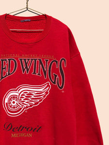 NHL 90's Nutmeg Detroit Red Wings Sweater Red (L)