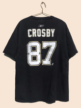 Load image into Gallery viewer, NHL Pittsburgh Penguins Sidney Crosby 87 T-Shirt Black (L)
